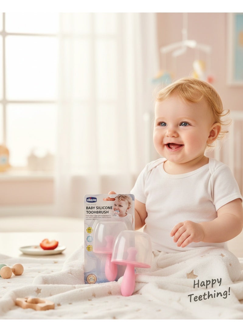 Chicco baby silicone toohbrush - Image 3
